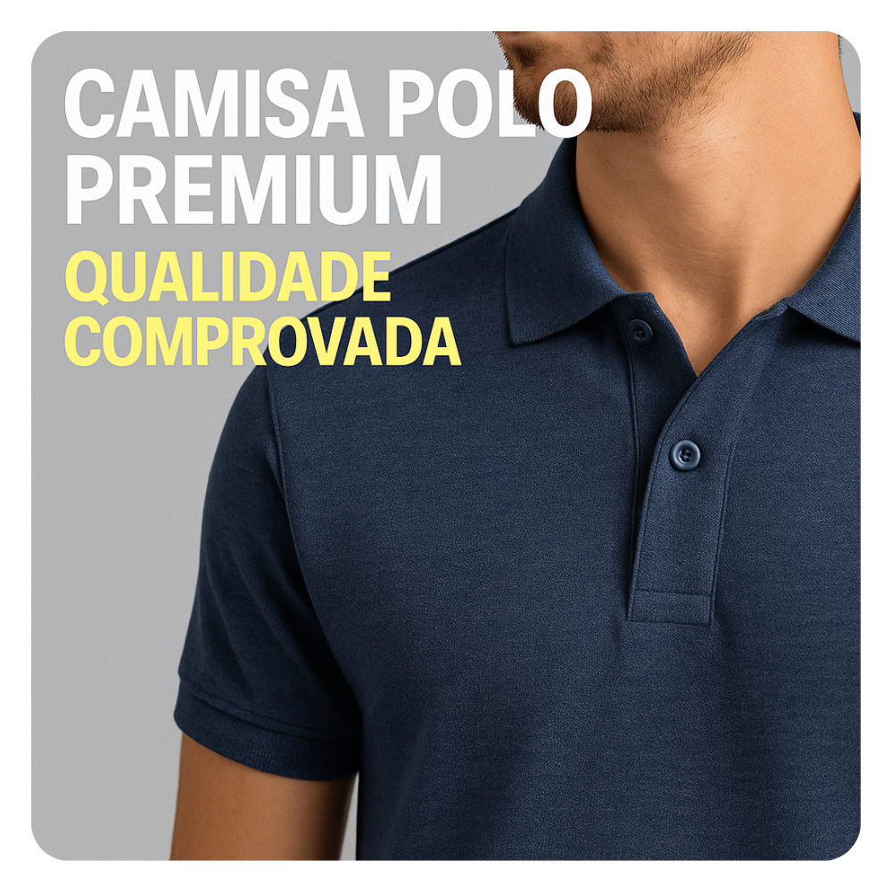 [COMPRE 1 LEVE 2] Kit 2 Camisas Polo + 1 Relógio + 1 Pulseira